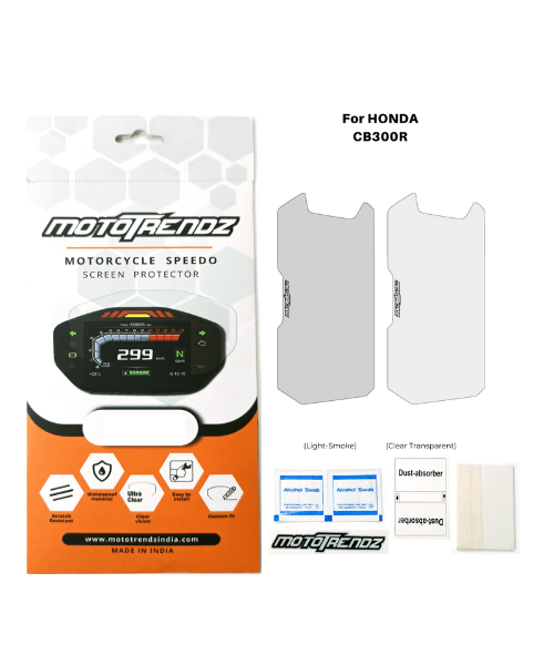 Mototrendz Speedo Protection Film for Honda CB 300 R