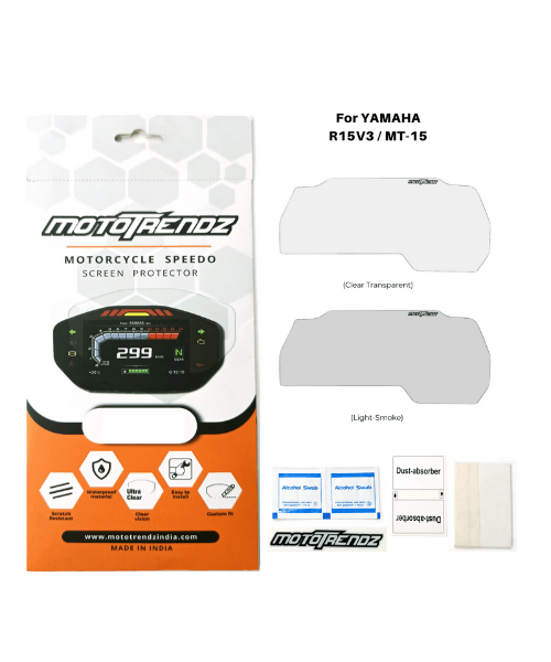 Mototrendz Speedo Protection Film for Yamaha R15 V3 / MT 15