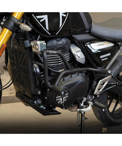 Zana Crash Guard With Slider Black For Triumph Speed 400 - ZI-8362