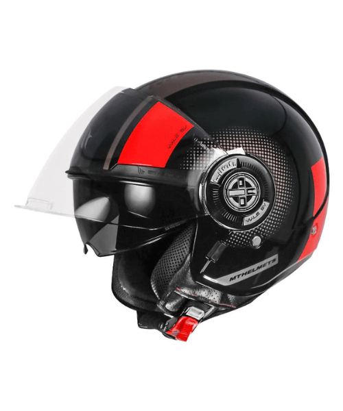 MT Viale Phantom Half Face Helmet - Gloss Red