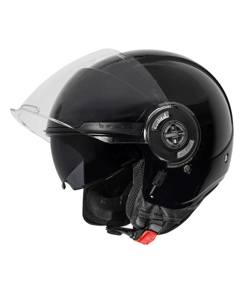 MT Viale Phantom Half Face Helmet - Gloss Black