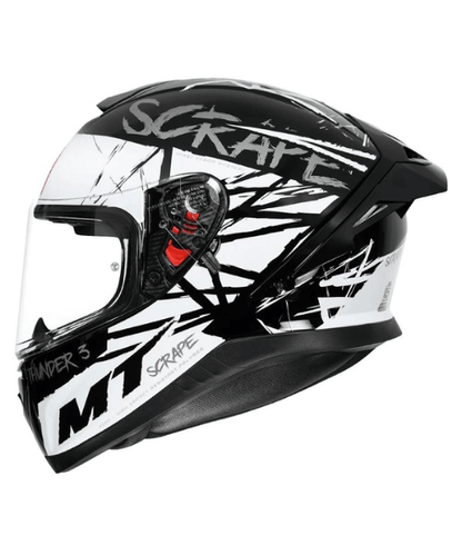 MT Thunder 3 SV Pro Scrape Helmet - Gloss White