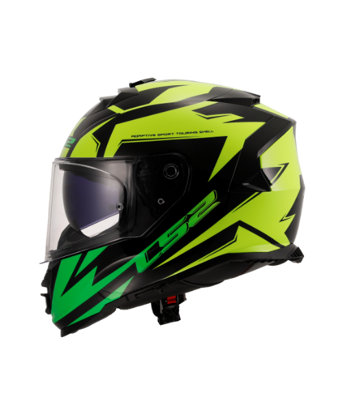 LS2 FF800 Storm II Atomik Helmet - Hi Viz Yellow Shadow