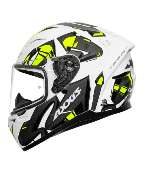 Axxis Segment Arrows A3 Helmet - Gloss Fluo Yellow