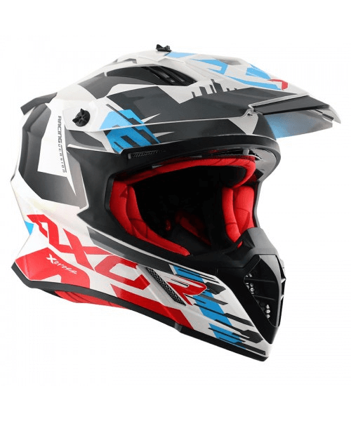 Axor X-CROSS X1 Off Road Helmet - White Red