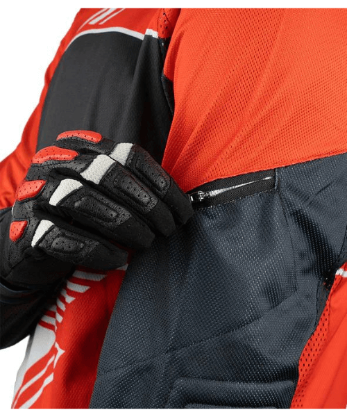 Rynox Frontier Pro Offroad Jersey - Red Black