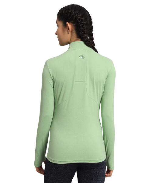 Reccy Women's Nomadic Full Sleeves T Shirt - Green Tea