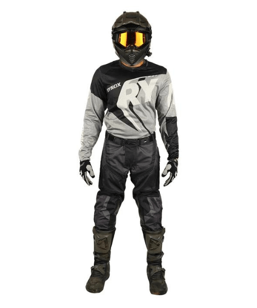 Rynox Switchback Neo Offroad Jersey - Black Grey