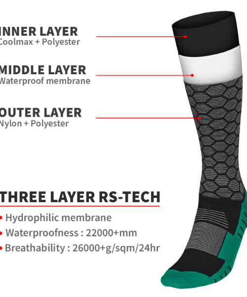 Viaterra Randy Sun Waterproof Socks Knee High