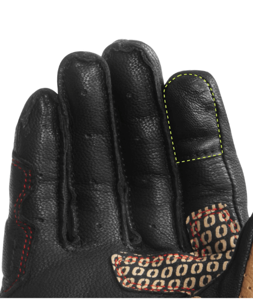 Rynox Storm Evo 3 Riding Gloves - Sand Brown Black