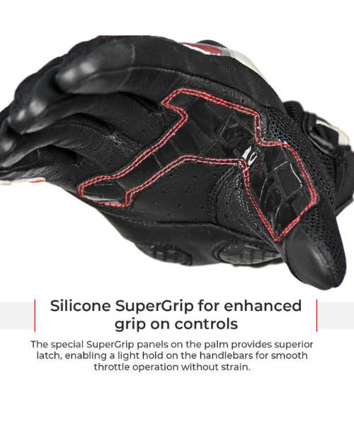 Viaterra Holeshot Pro Semi Gauntlet Hybrid Riding Gloves - Black Yellow