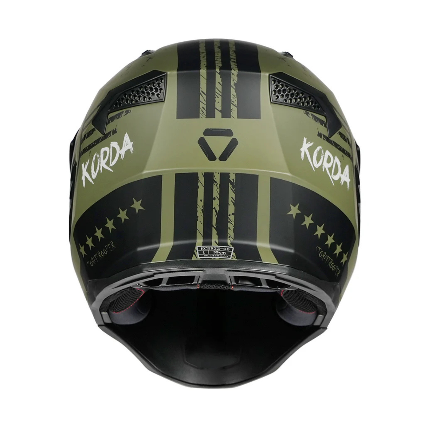 Korda Storm Trooper Hero Helmet - Matt Olive Green
