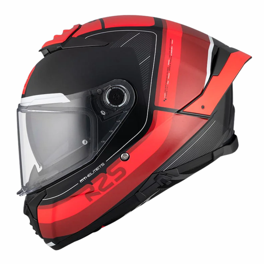 MT Thunder 4 SV R25 B35 Helmet - Gloss Red Black