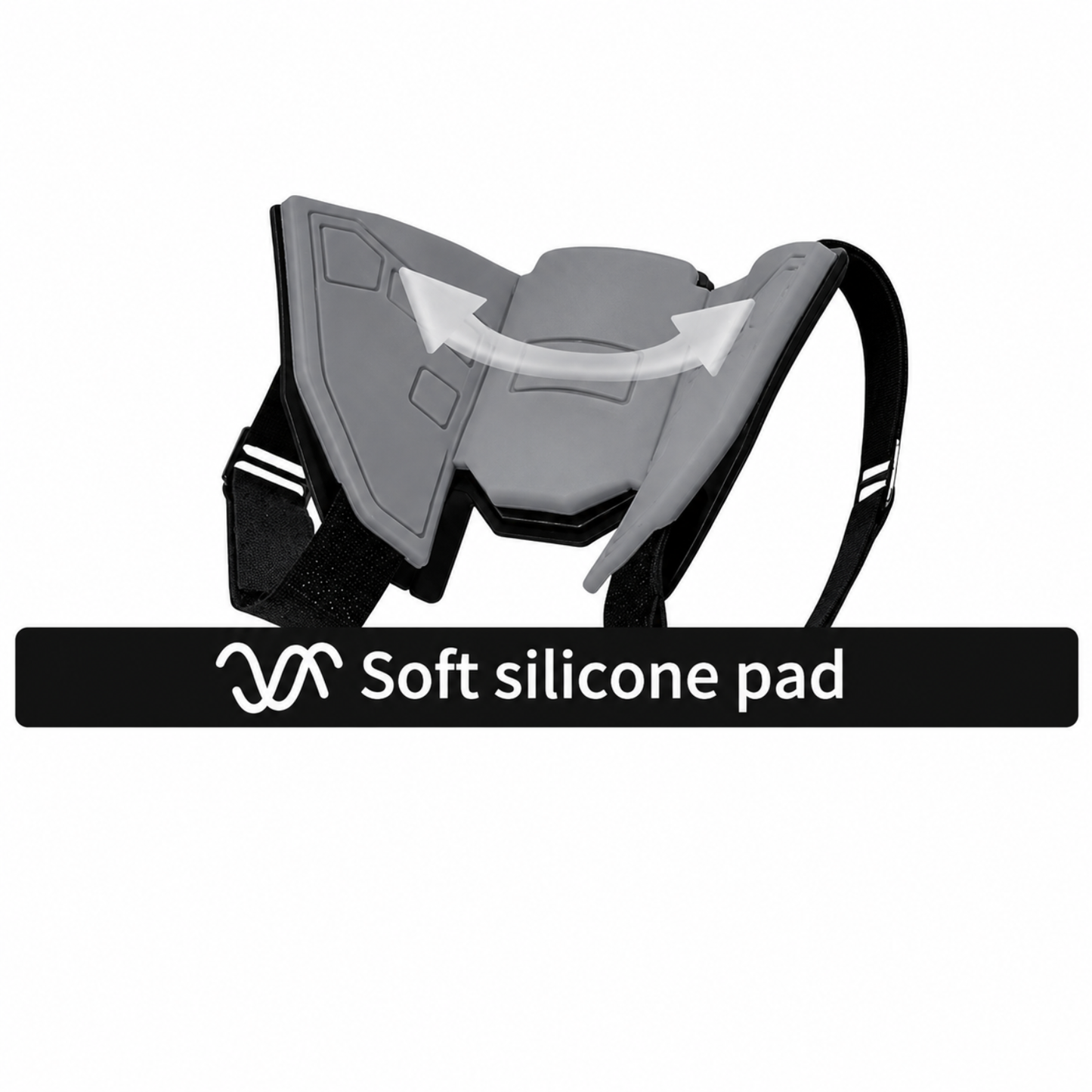 Motowolf Action Cam Helmet Chin Mount - Grey