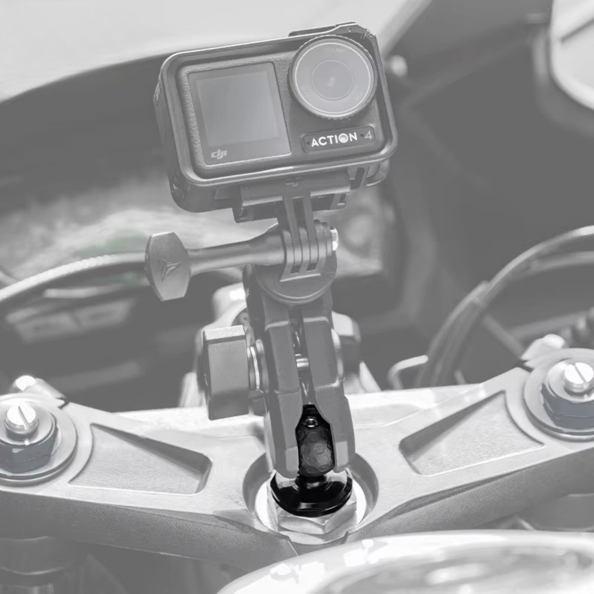 Motowolf Fork Stem Base Handlebar Ball Mount - Motowolf