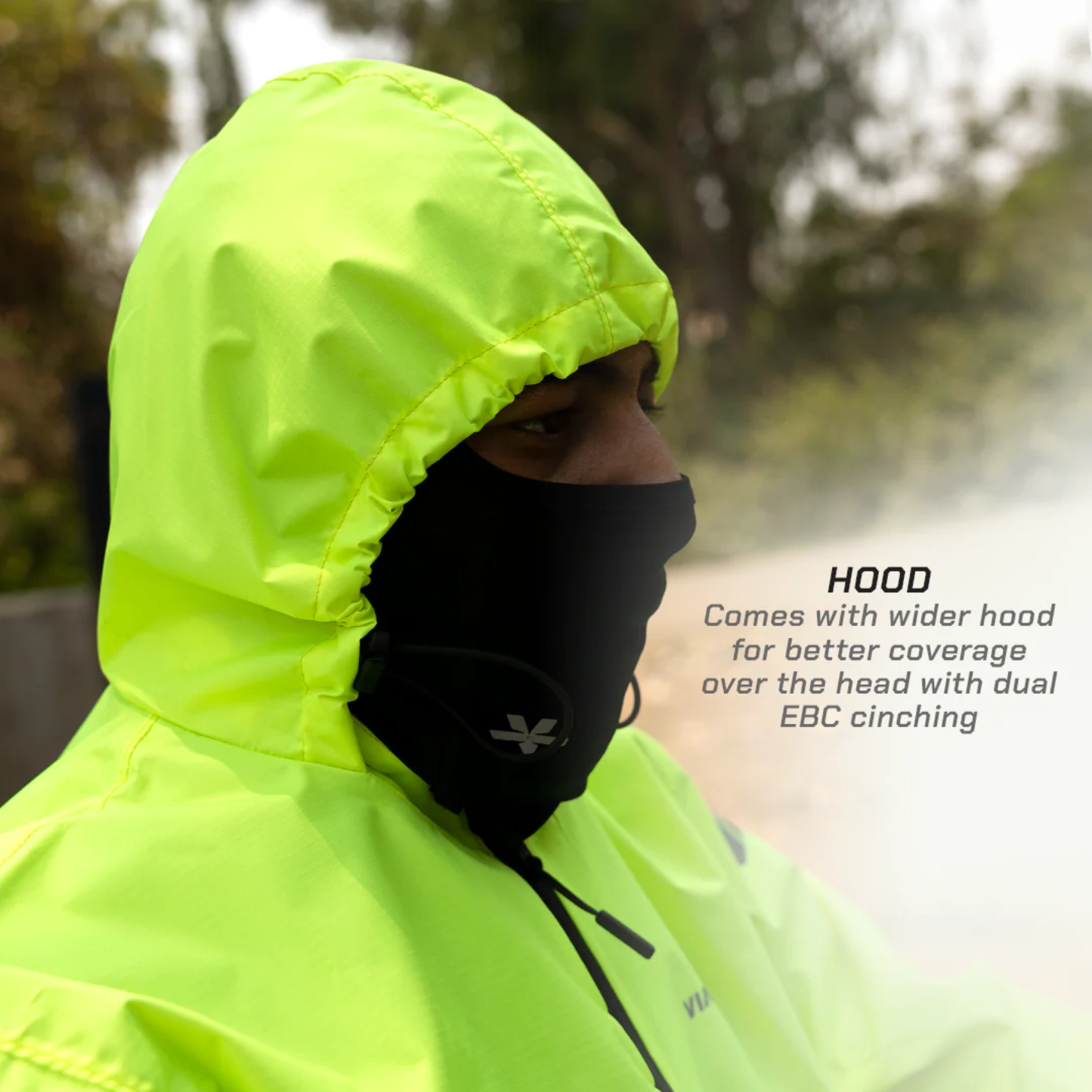 Viaterra B100 Rain Jacket (2026) - Fluoroscent Green