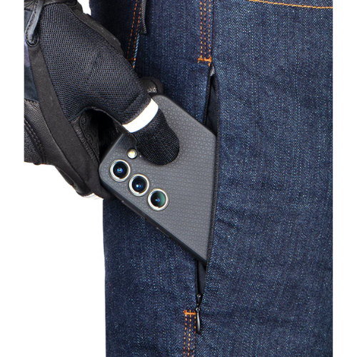 Rynox Downtown Pro CE Certified Class AA Motorcycle Riding Jeans with Rheon Armours - Indigo Blue