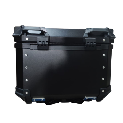 HJG Aluminium Top Box 45L with Backrest - Black