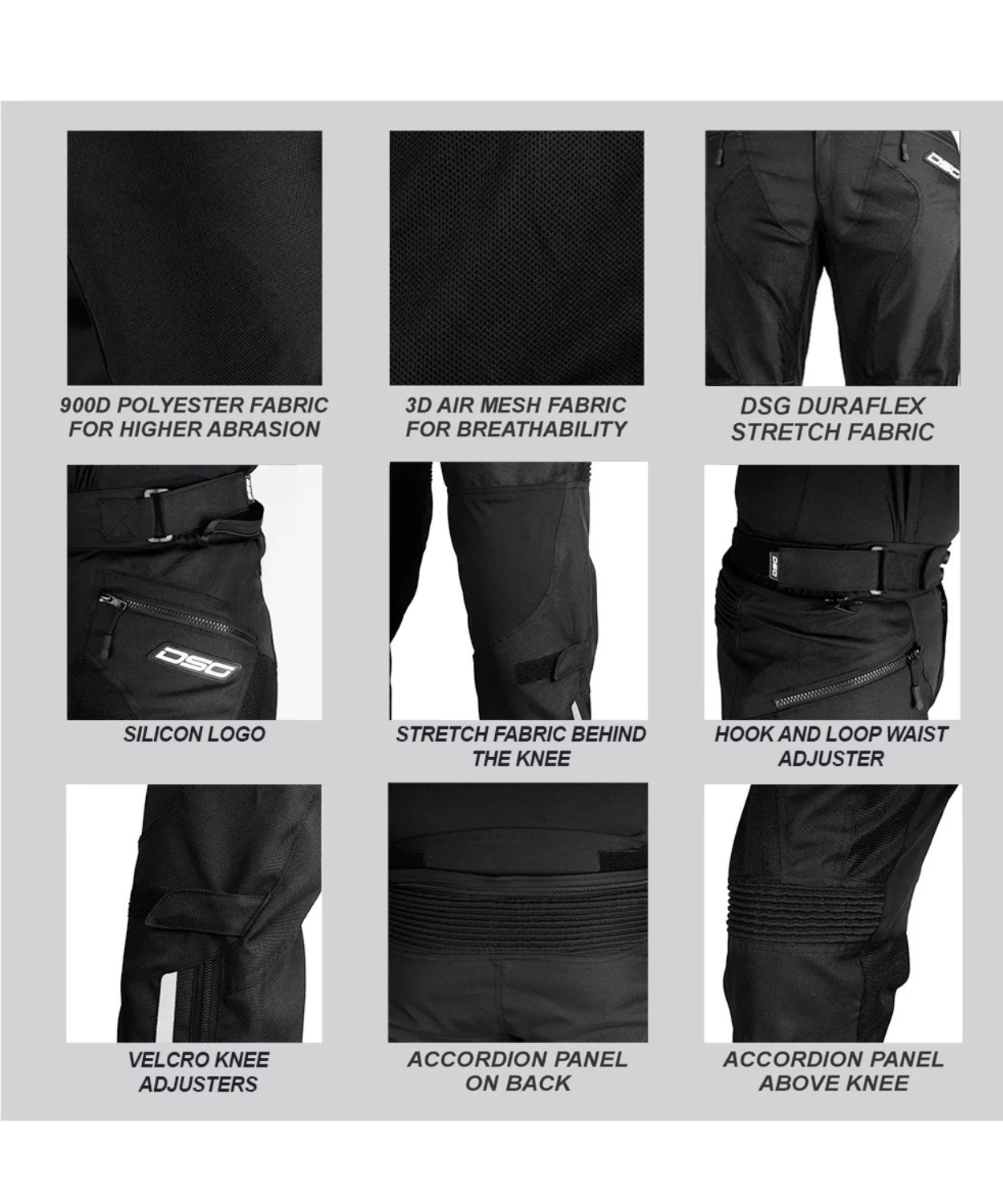 DSG Nero V2 Riding Pants - Black
