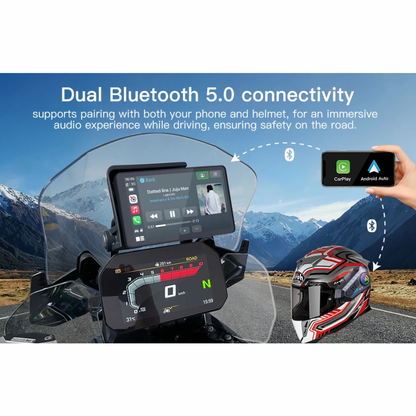 LBC Moto BM300 Navigation for BMW Display Only