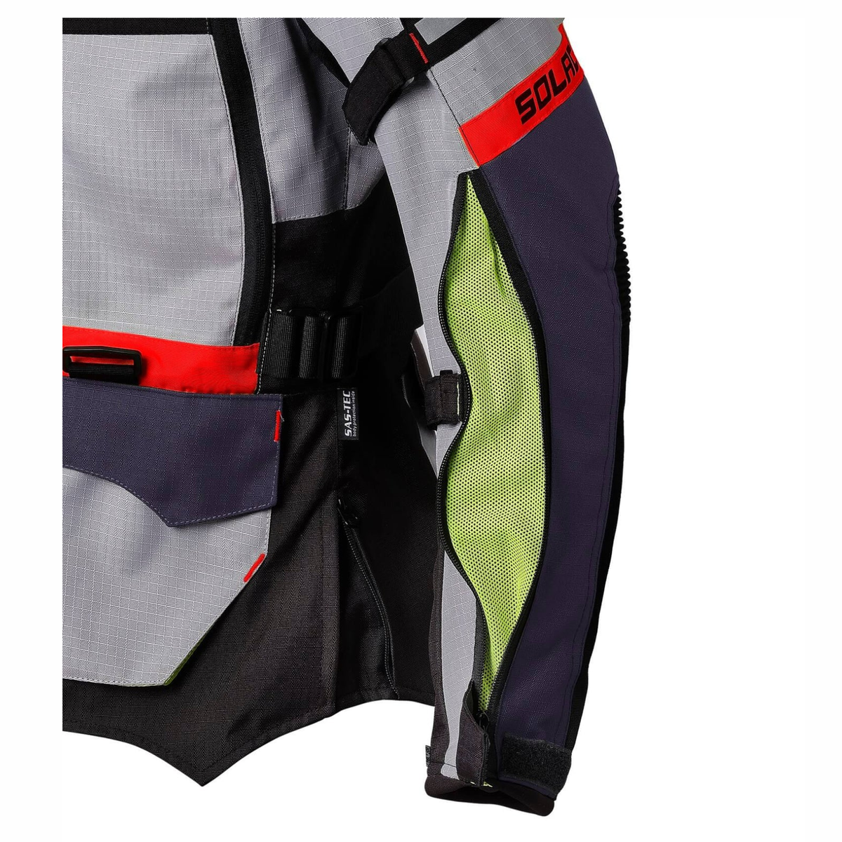 Solace Furious V4.0 Touring Jacket - Grey Black Red