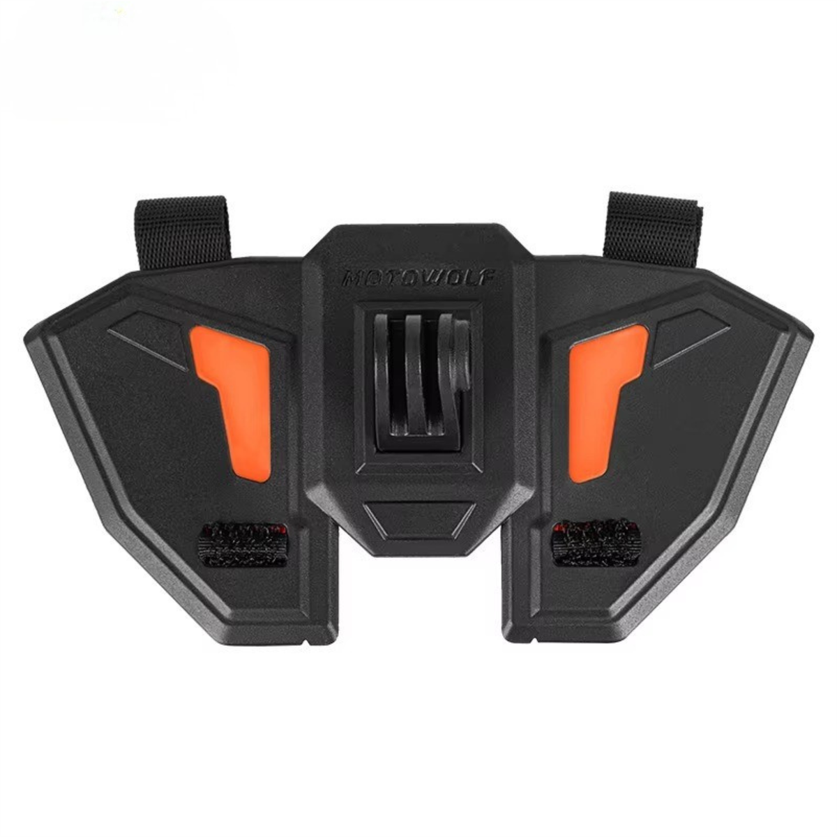 Motowolf Action Cam Helmet Chin Mount - Orange