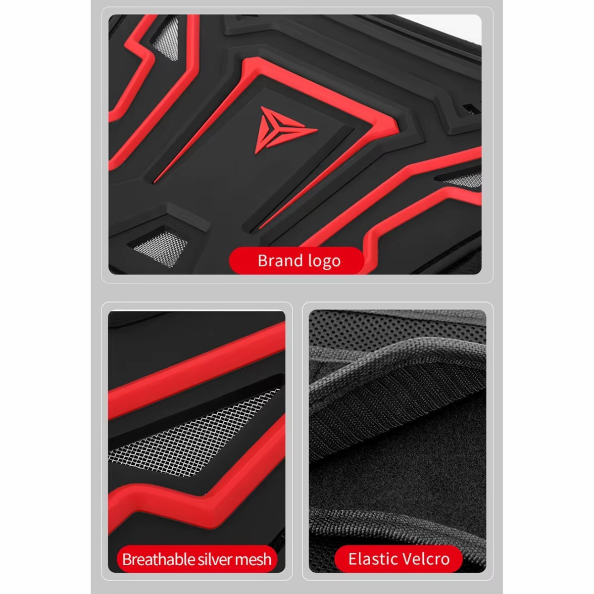 Motowolf Riding Waist Protector - MDL1028 - Red - Motowolf
