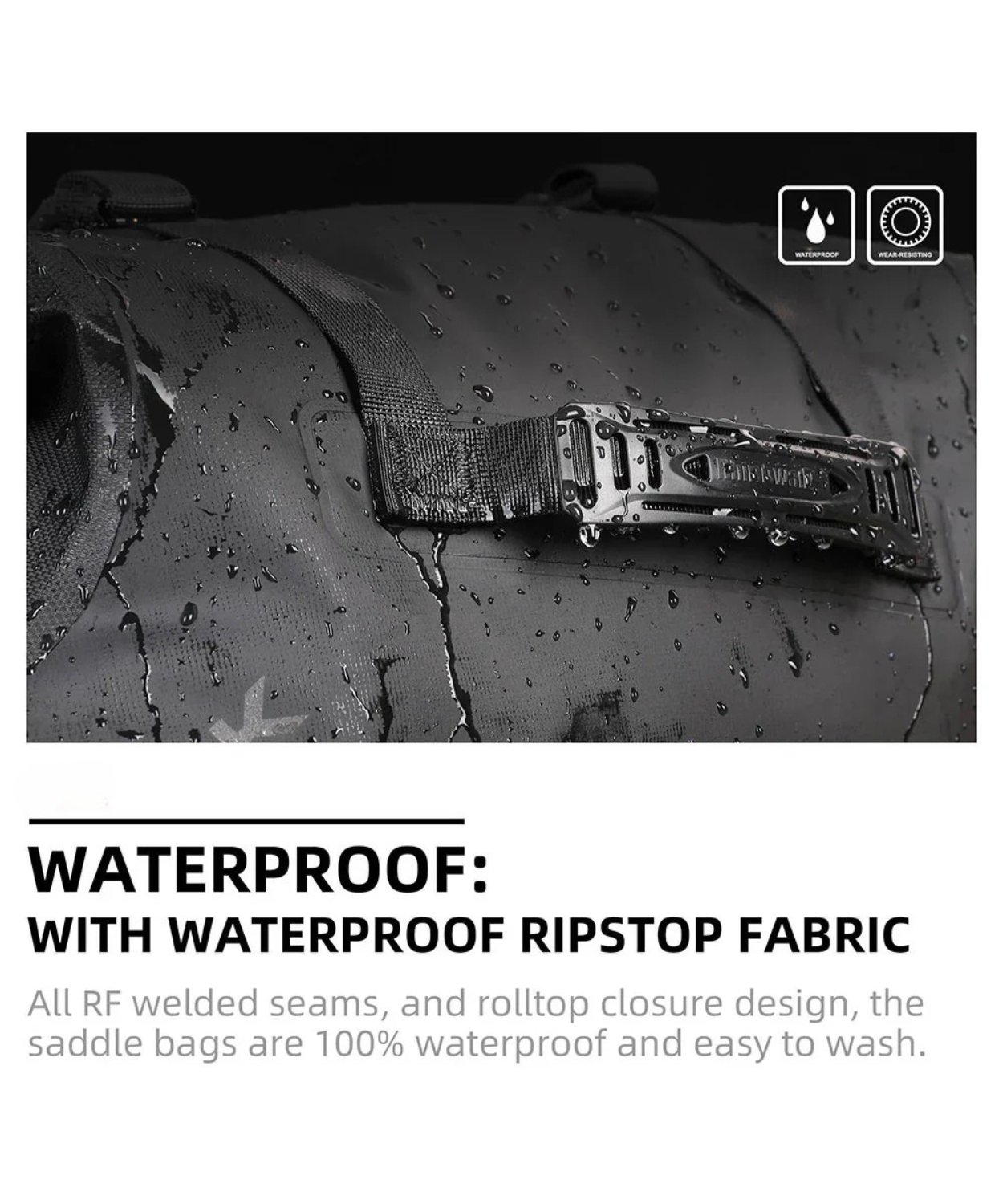 Rhinowalk 28L Waterproof Tail Bag - L - MT1428