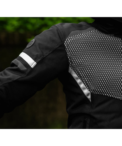 Rynox Helium GT3 Jacket - Black White