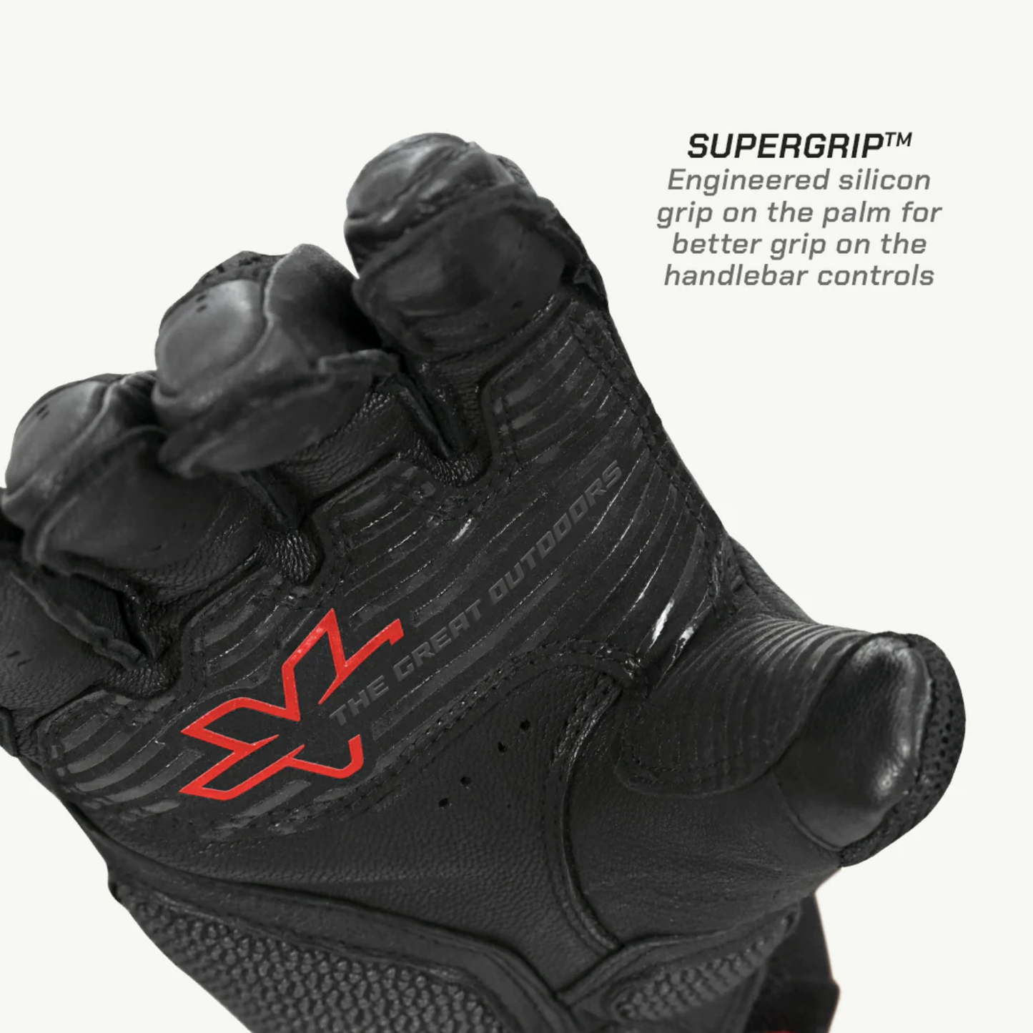 Viaterra Kruger 2 Full Gauntlet Motorcycle Riding Gloves - Snow Camo