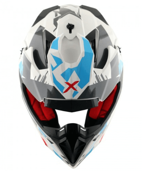 Axor X-CROSS X1 Off Road Helmet - White Red