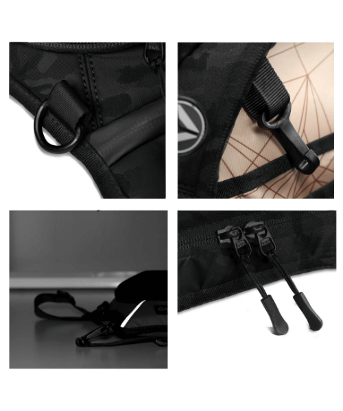 Carbonado Turtle Thigh Bag - Black Camo