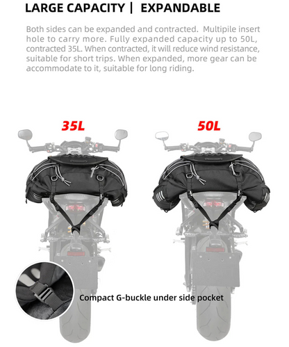 Rhinowalk 50L Waterproof Tail Bag - MT3550