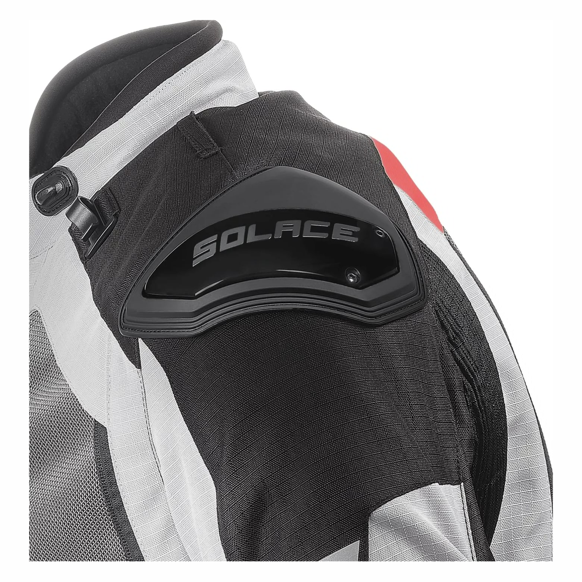 Solace Furious V4.0 Touring Jacket - Grey Black Red