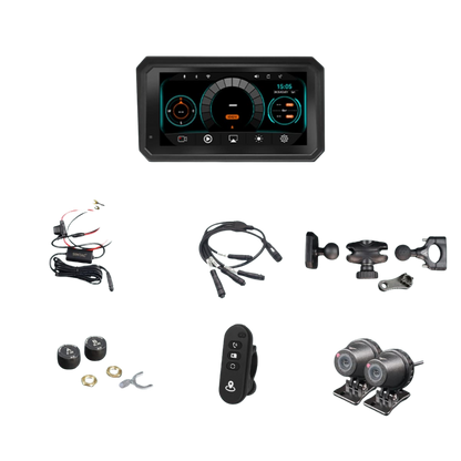 Simtac M8DT Detachable Motorcycle Navigation 6.0 Inch IPS Screen