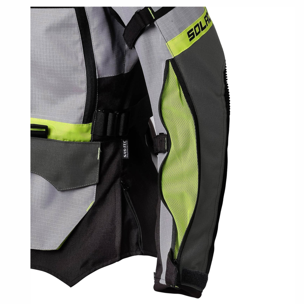 Solace Furious V4.0 Touring Jacket - Grey Black Neon - Solace