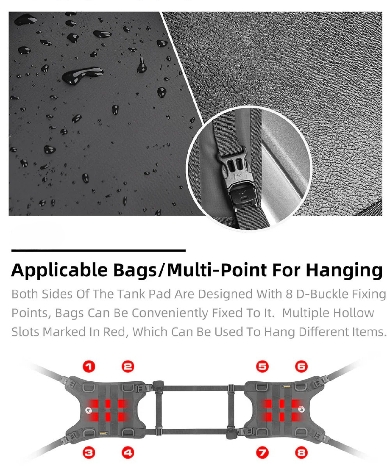 Rhinowalk Mounting Base for Tank Bag - MTR001B