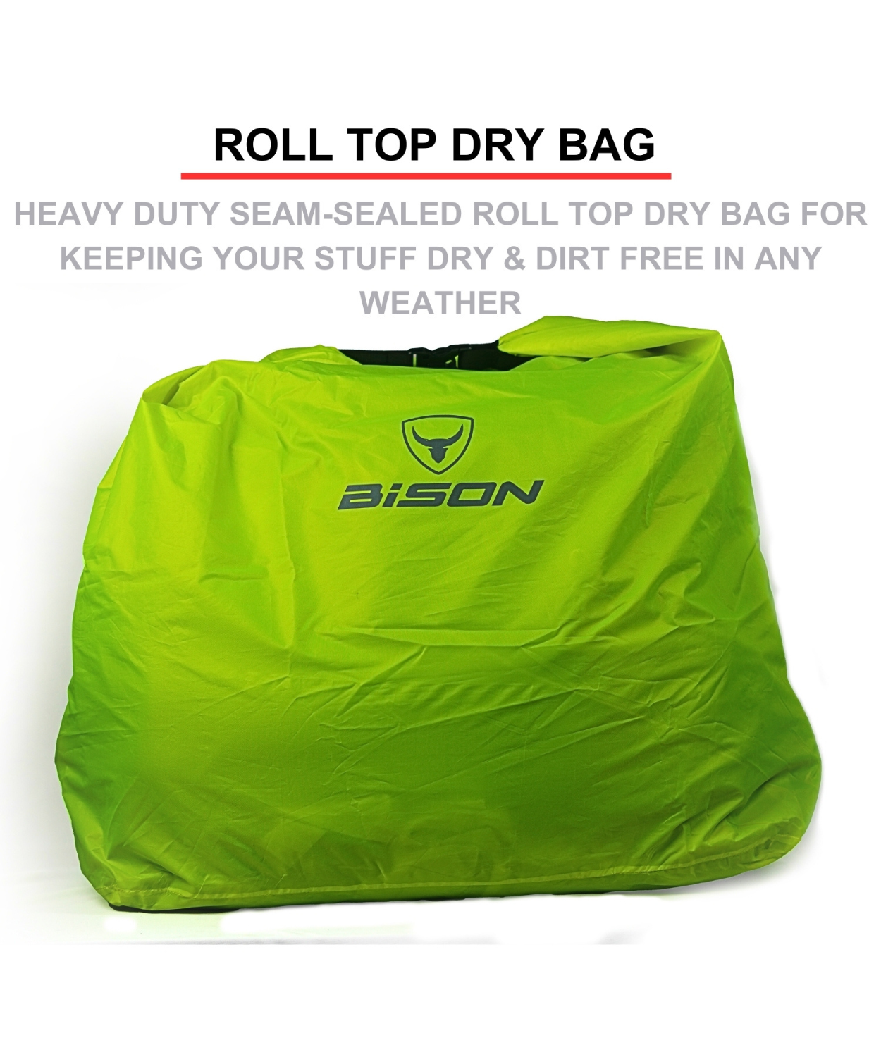 Bison ProGear Camper 50L Tail Bag - Black