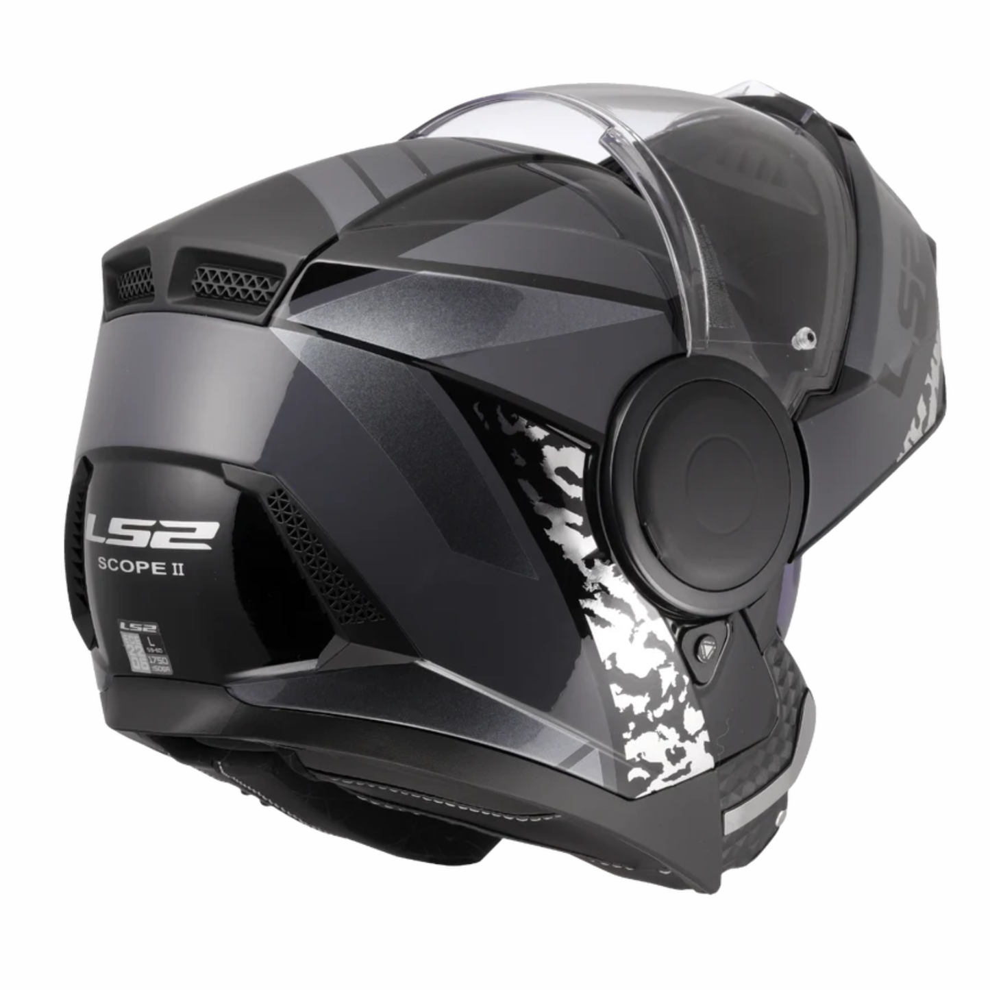LS2 FF902 Scope II Oxyd Helmet - Gloss Black Titanium
