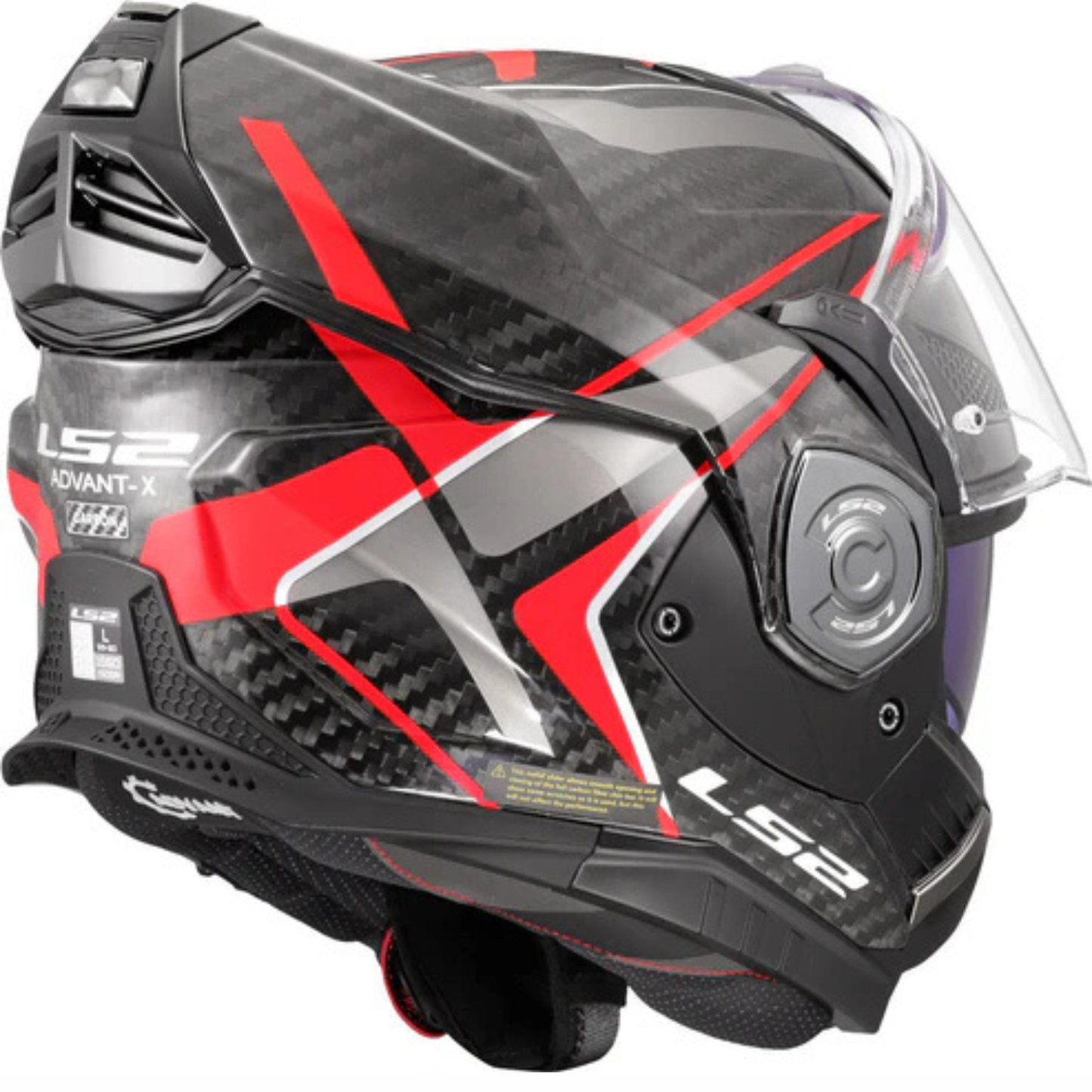 LS2 FF901 Advant X Carbon Fiber Future II Helmet (ECE 22.06) - Matt Red