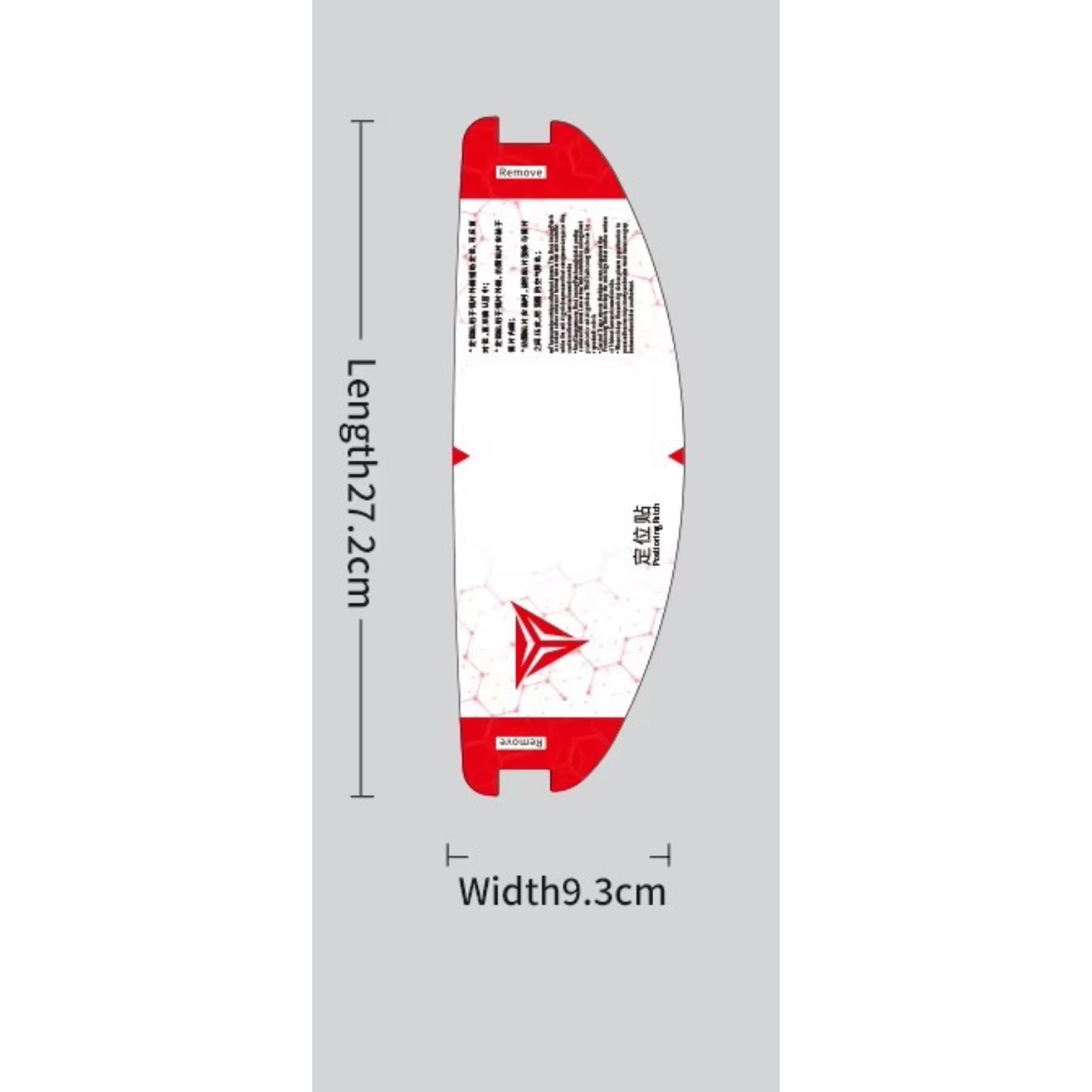 Motowolf Helmet Visor Anti-Fog P1 Sticker