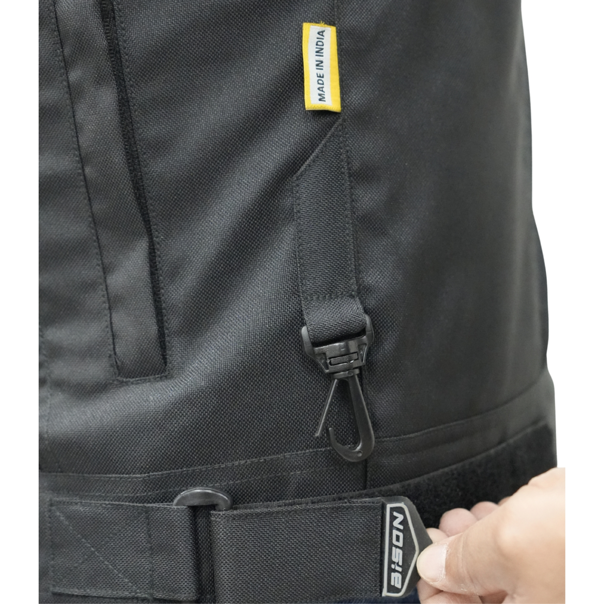 Bison ProGear Clavis Riding Jacket - Black Red