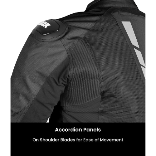 Rynox Delta GT Motorcycle Riding Jacket - Black Hi-Viz Green