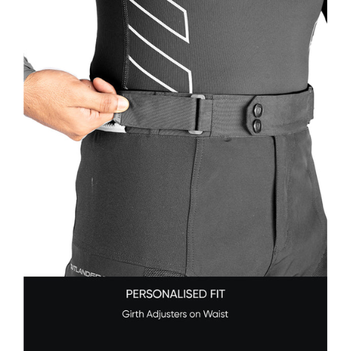 Rynox Outlander Pro CE Certified Class AA Riding Pant - Black
