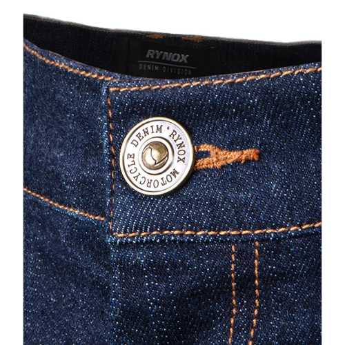 Rynox Downtown Pro CE Certified Class AA Motorcycle Riding Jeans with Rheon Armours - Indigo Blue