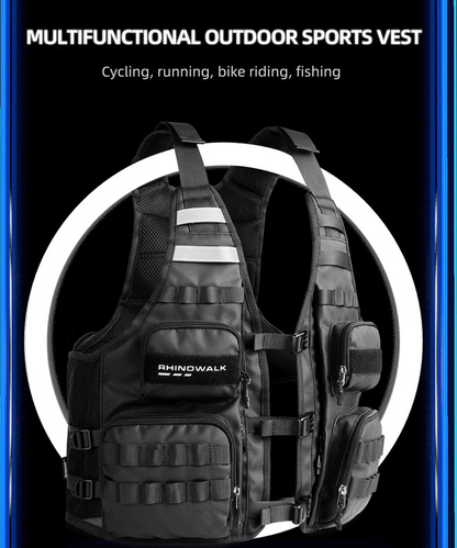 Rhinowalk Motorcycle Vest - M1012BK