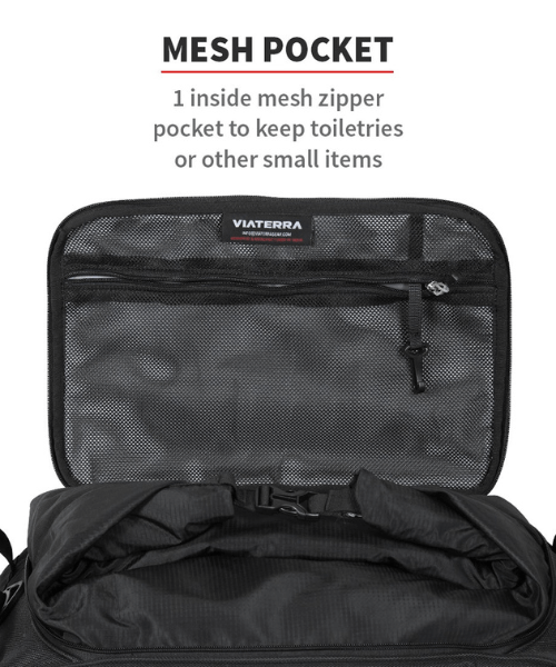 Viaterra Claw 72 Ltr Waterproof Tailbag - Black