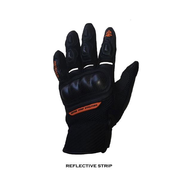 MotoTech Urbane Short Carbon Riding Gloves