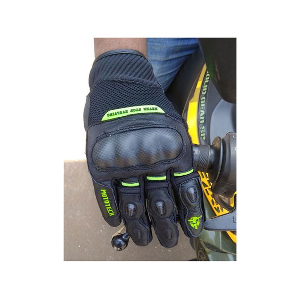 MotoTech Urbane Short Carbon Riding Gloves