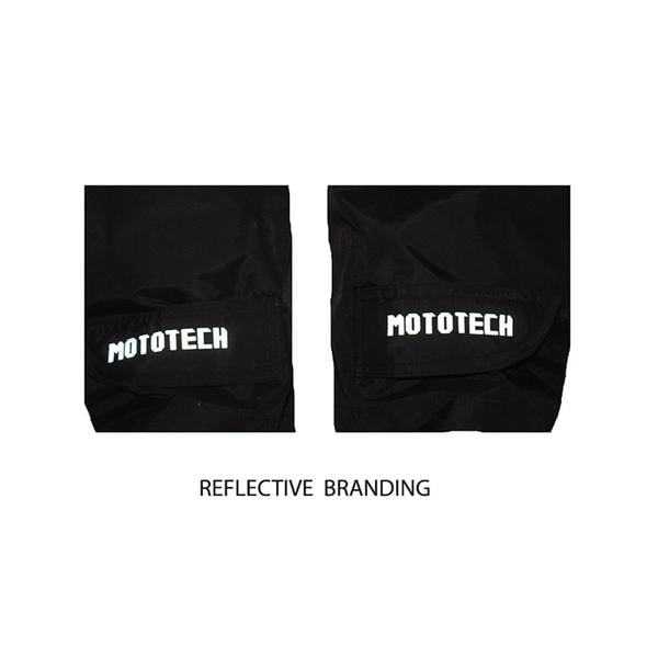 MotoTech Hurricane Rain Overtrousers - Black